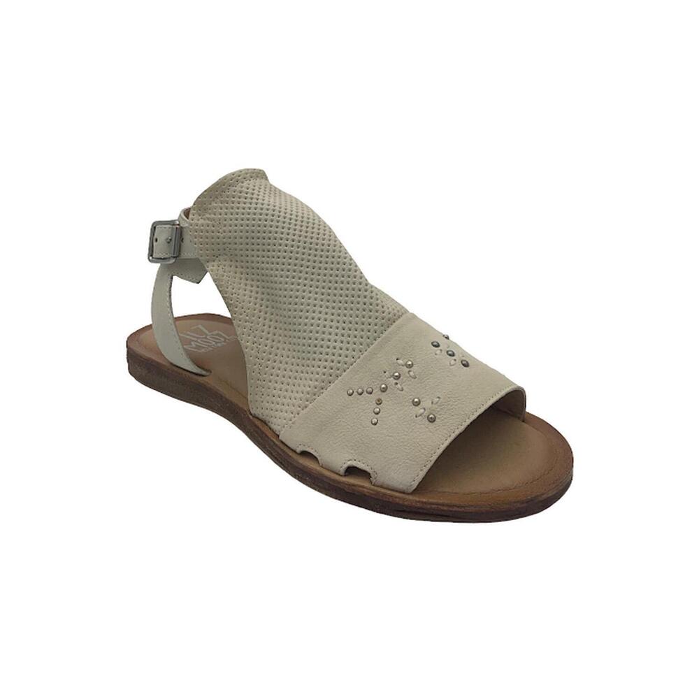 Miz Mooz Leather Ankle-Strap Sandals Fifi Linen - Wide